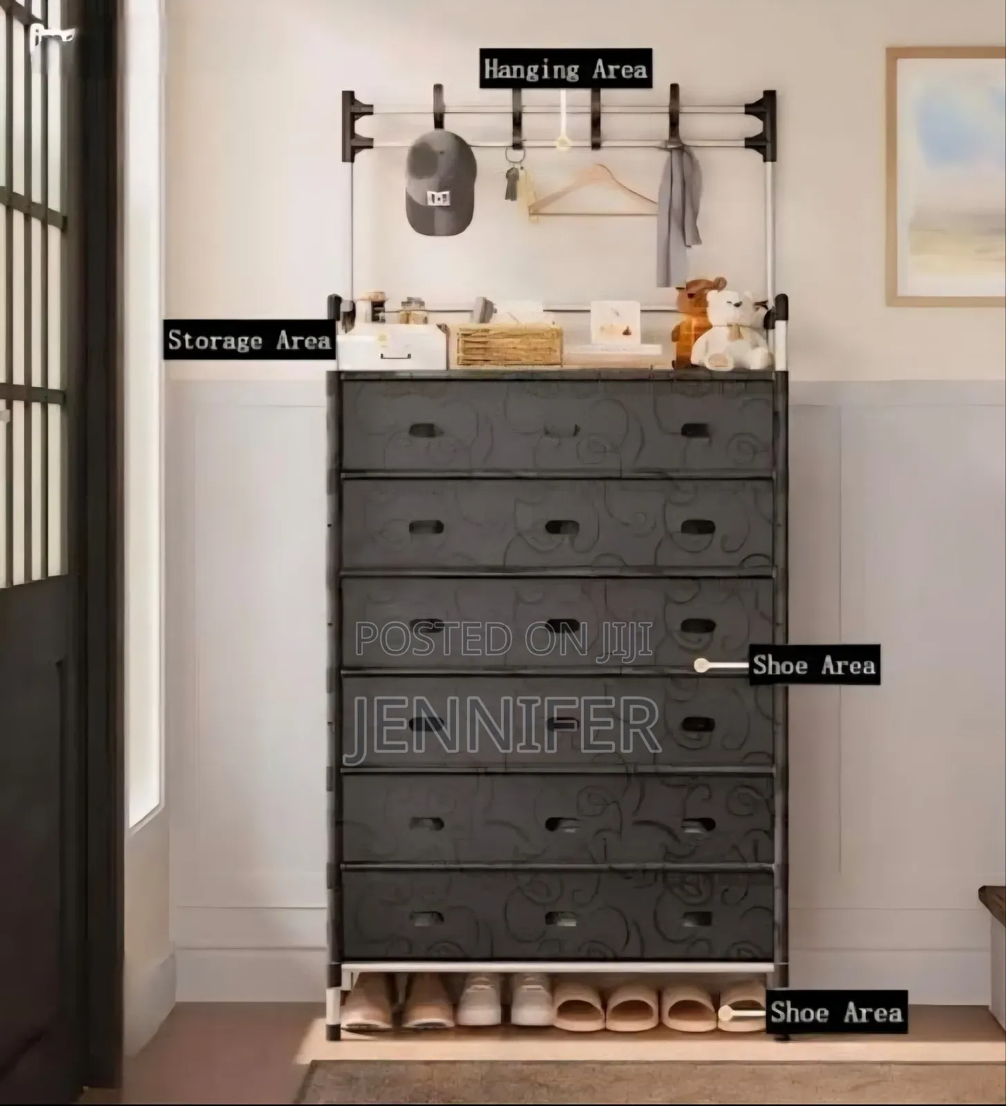 Multi-Layered, Dust-Proof Shoe Rack
