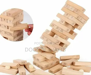 Affordable Jenga Blocks With 4dices 54pcs