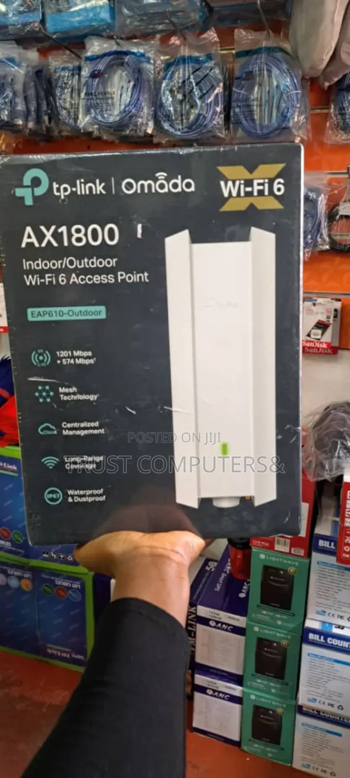 Tp-Link Omada Eap610-Outdoor Ax1800 Indoor/Outdoor Wi-Fi6 Access Point