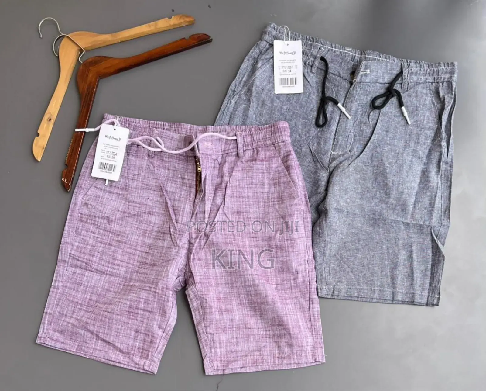 Drawstring Linen Shorts