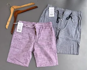 Drawstring Linen Shorts