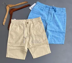 Drawstring Linen Shorts