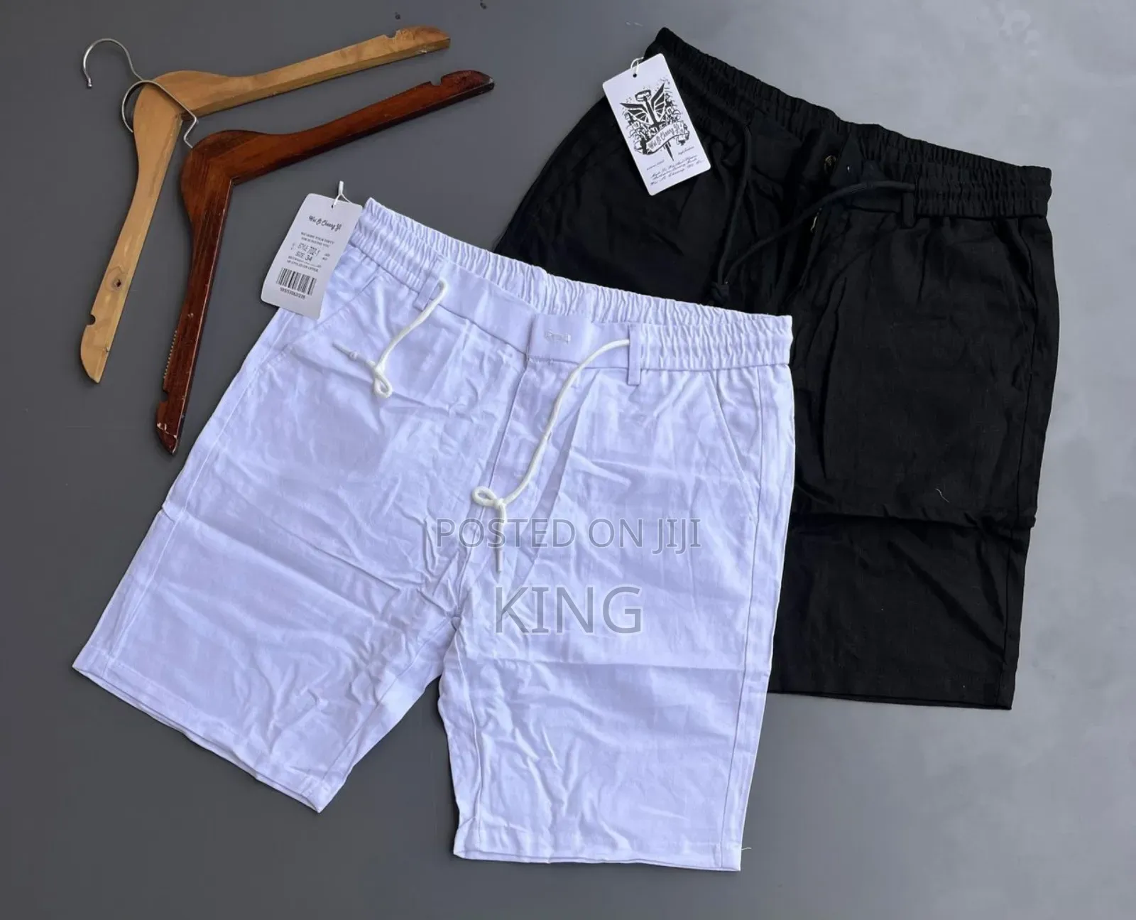 Drawstring Linen Shorts