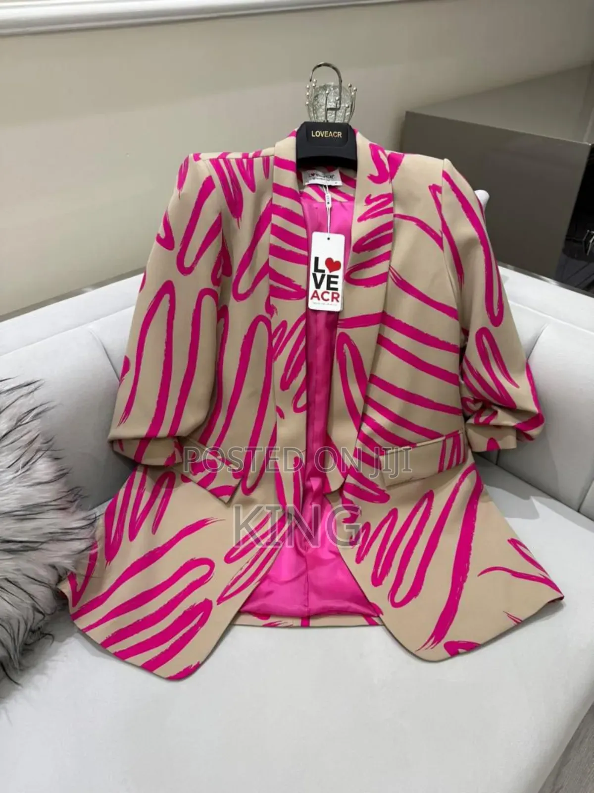 Acceptable Women's Patterned Blazer