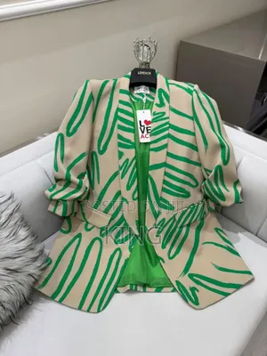 Fashionable Women's Patterned Blazer