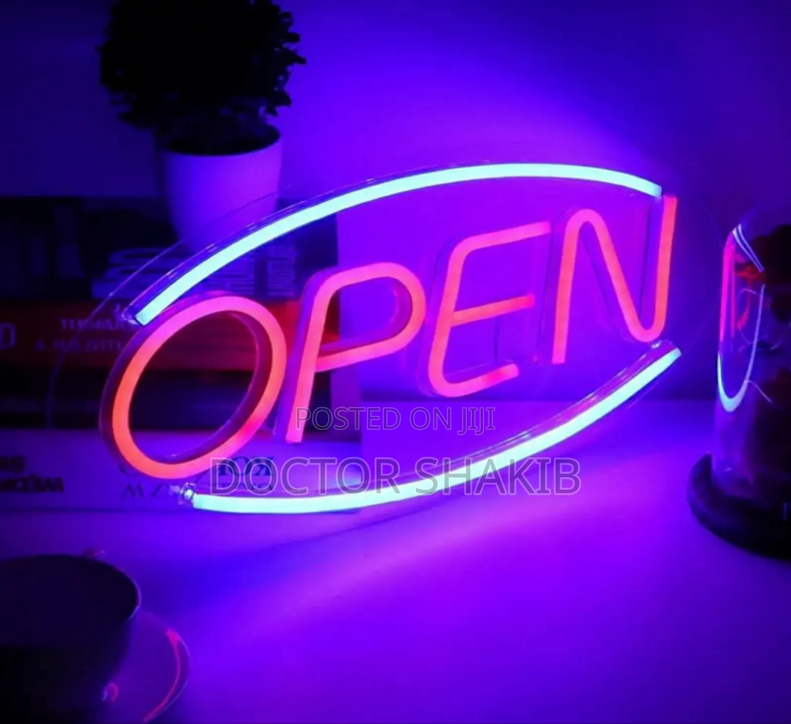 Quality 3d "Open"Led Neon Light Sign