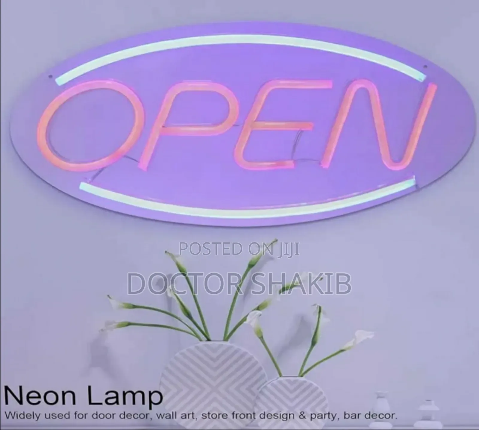 Quality 3d "Open"Led Neon Light Sign