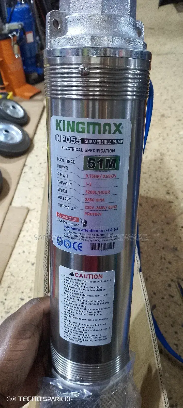 51m, Submersible Water Pumps-kingmax(Sucs From The Middle)