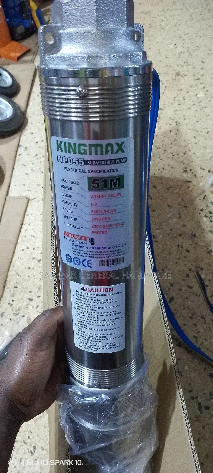 51m, Submersible Water Pumps-kingmax(Sucs From The Middle)