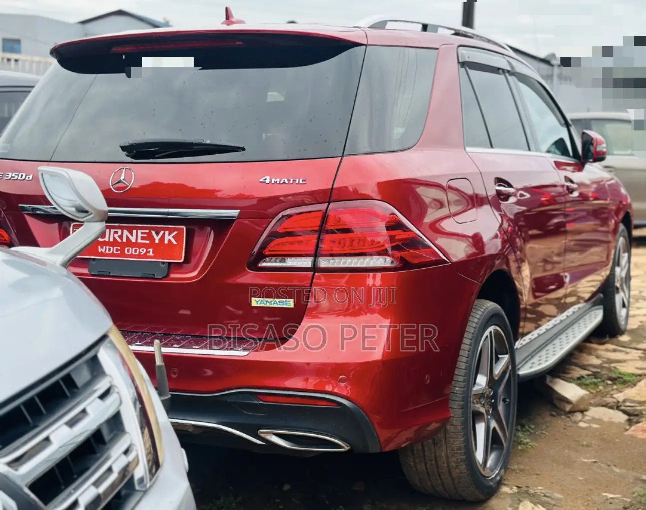 Mercedes-Benz GLE-Class GLE 350d 4MATIC 2017 Red