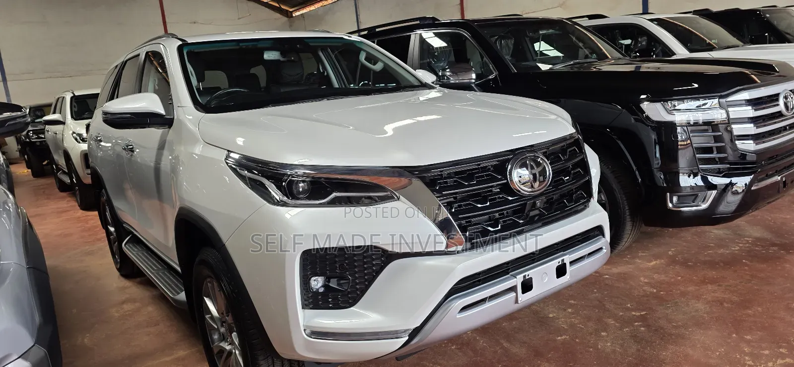 New Toyota Fortuner 2025 White