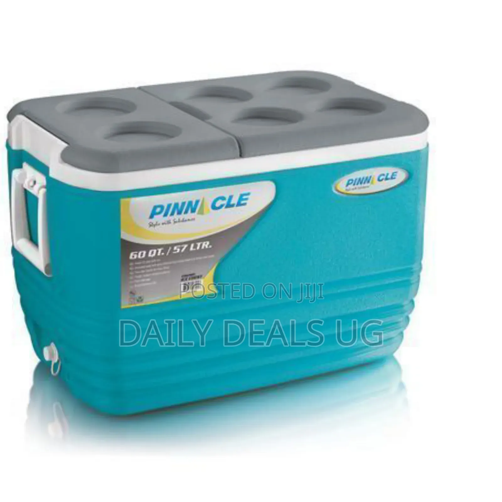 Pinnacle Insulated Water Cooler Ice Chiller Box 57l,Blue