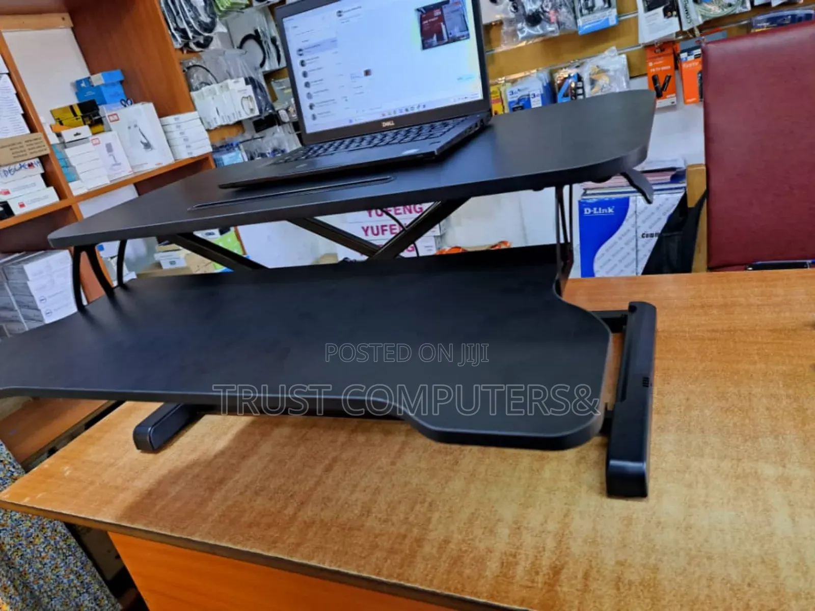 Standing Desk Converter, Known as a Desk Riser.