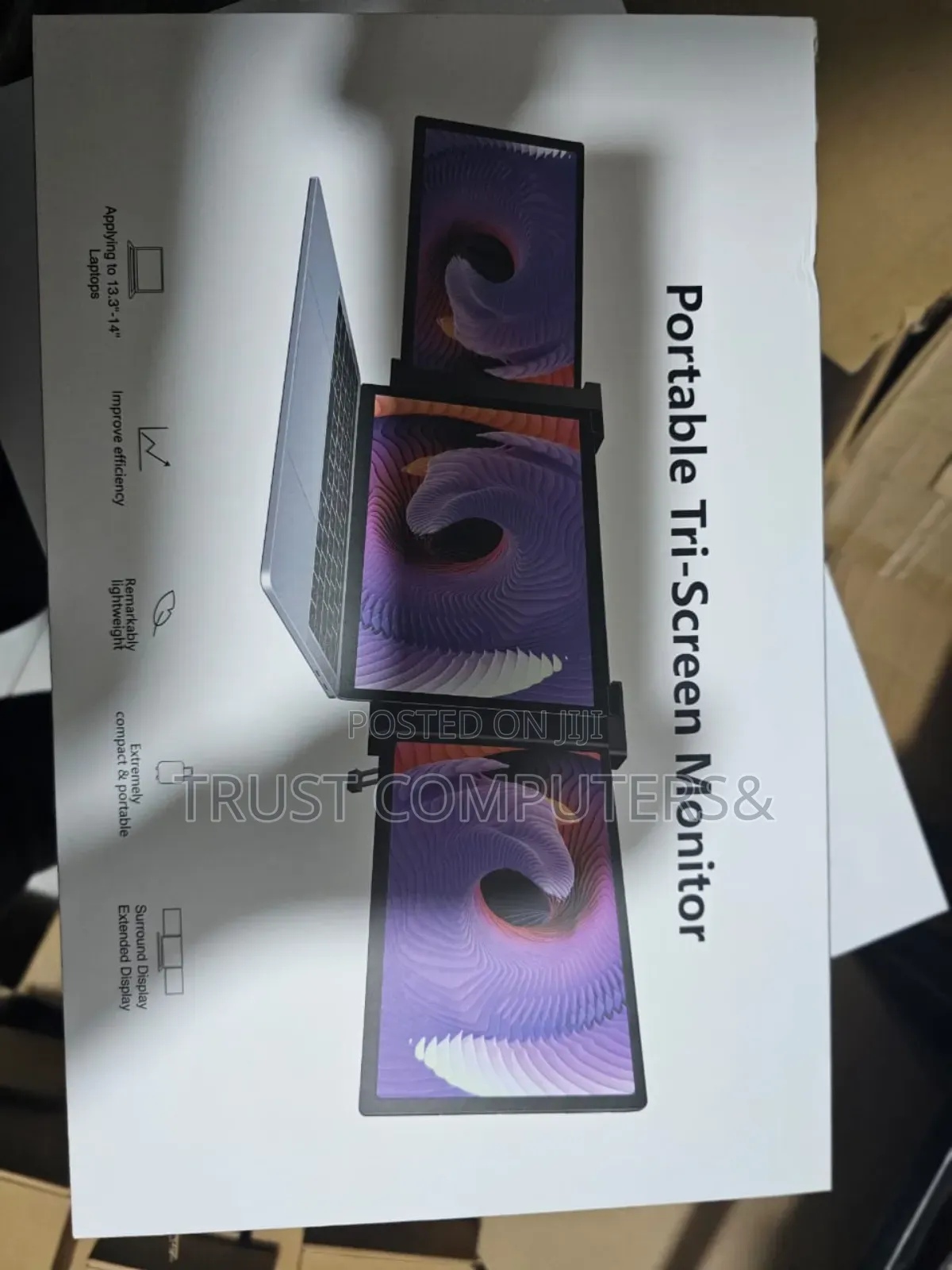 Portable Tri-Screen Monitor
