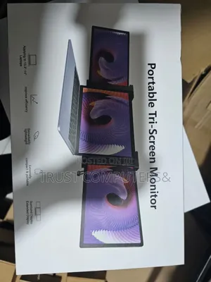 Portable Tri-Screen Monitor