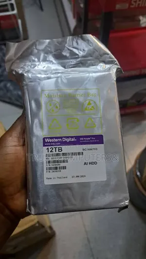 Western Digital 12tb Wd Purple Pro Surveillance Hard Drive.
