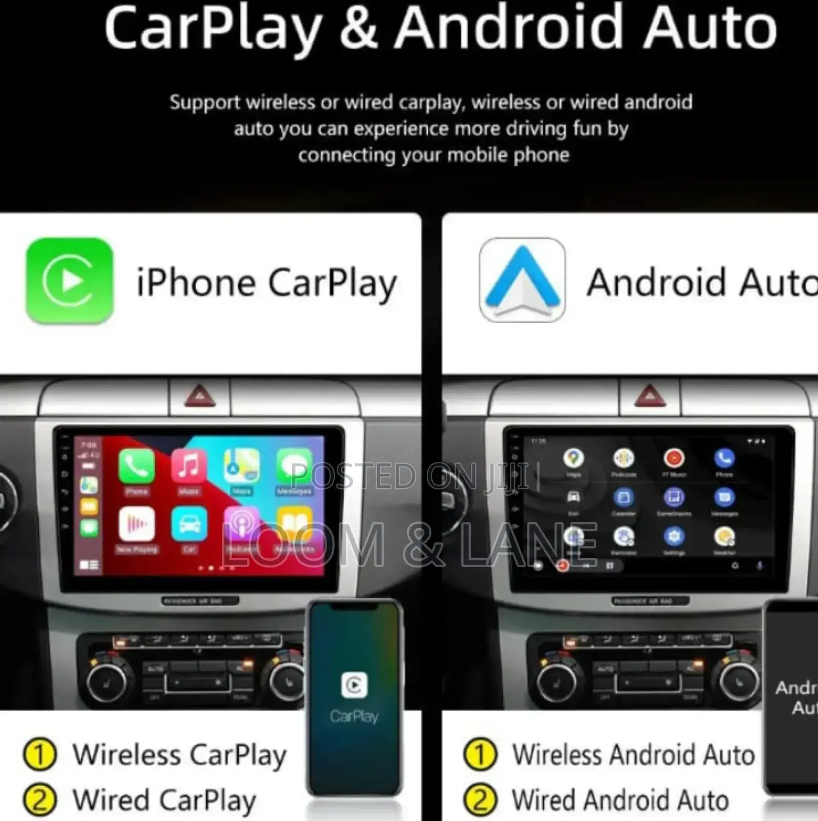 9inch Car Multimedia Player With Apple And Android Auto