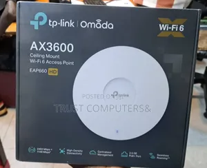 Tp-Link Omada Eap660 Hd Ax3600 Ceiling Mount Wi-Fi 6 Access Point.