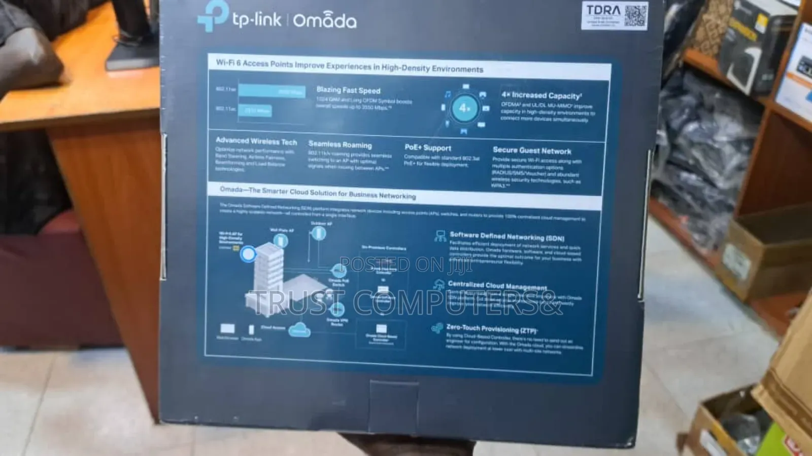 Tp-Link Omada Eap660 Hd Ax3600 Ceiling Mount Wi-Fi 6 Access Point.