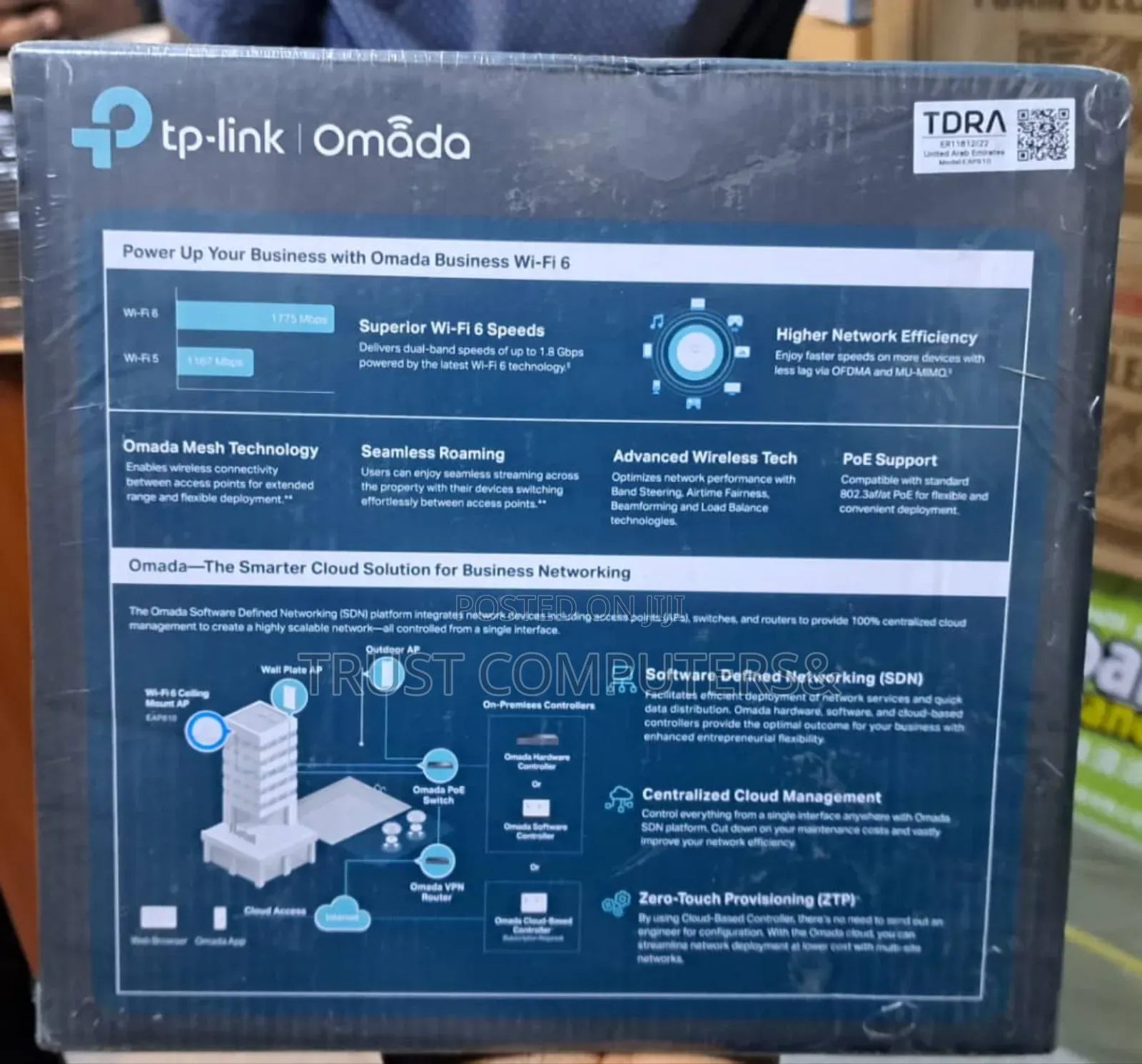 Tp-Link Omada Eap610 Ax1800 Ceiling Mount Wi-Fi 6 Access Point.
