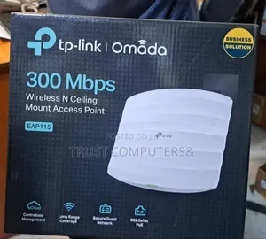 Tp-Link Omada Eap115 300mbps Wireless N Ceiling Mount Access Point.