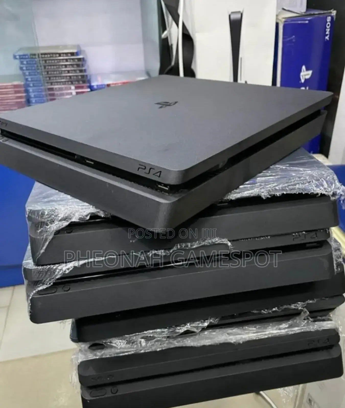 Sony Playstation 4 Slim With Everything You Need to Skip Work 15 Games