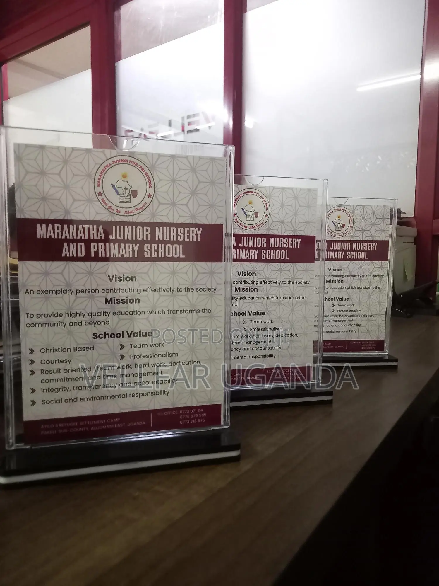 Branded Table Top Sign Stand