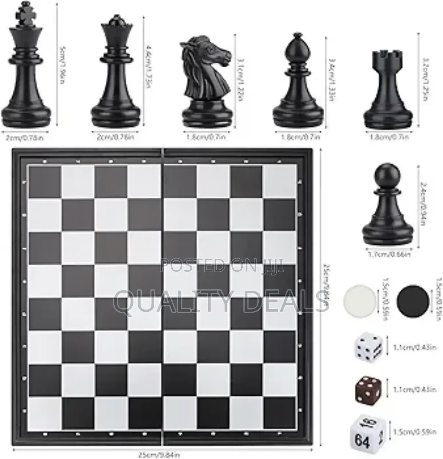 Portable Foldable Plastic Chessboard