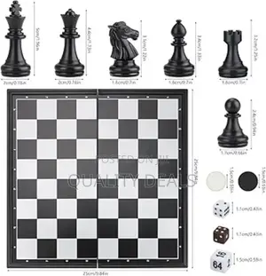 Portable Foldable Plastic Chessboard