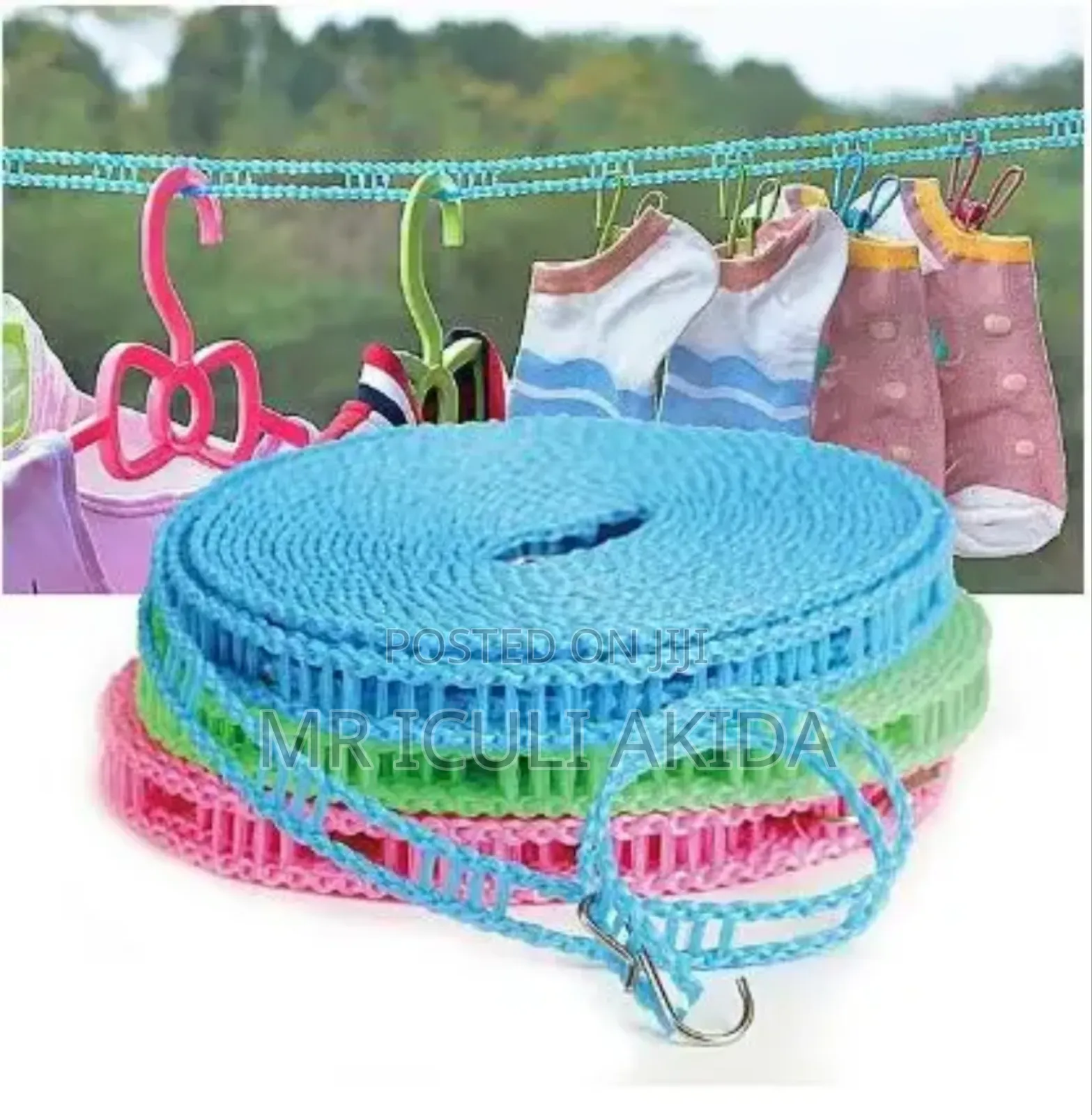 5meters Portable Nonslip,Woodproof Strong Cloth Drying Clothes Line