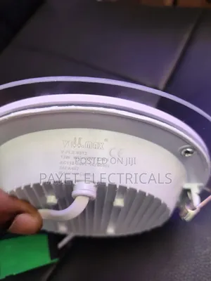 12watts Glass Panel Light With 3colours