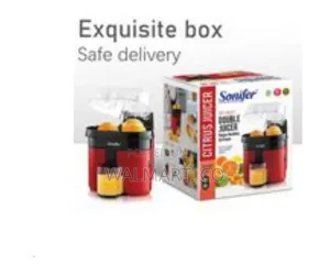 Sonifer Fast Electric Double Juicer-Red
