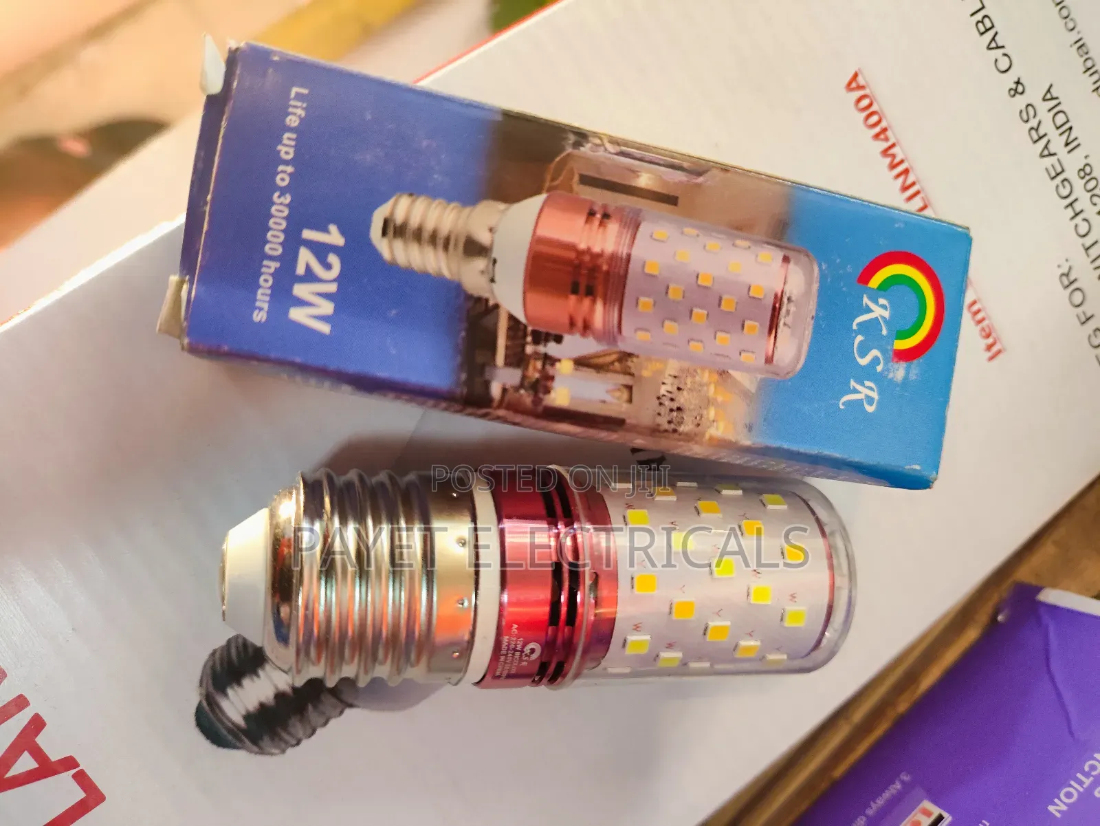 3coloured Chandelier Bulb