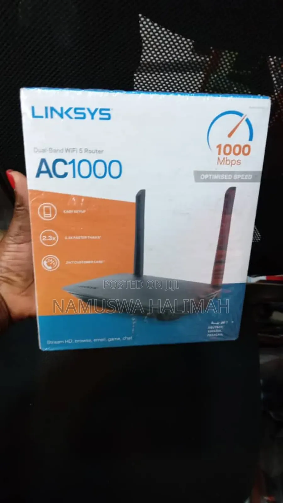 Linksys Ac1000 Dual-Band Wifi 5 Router.