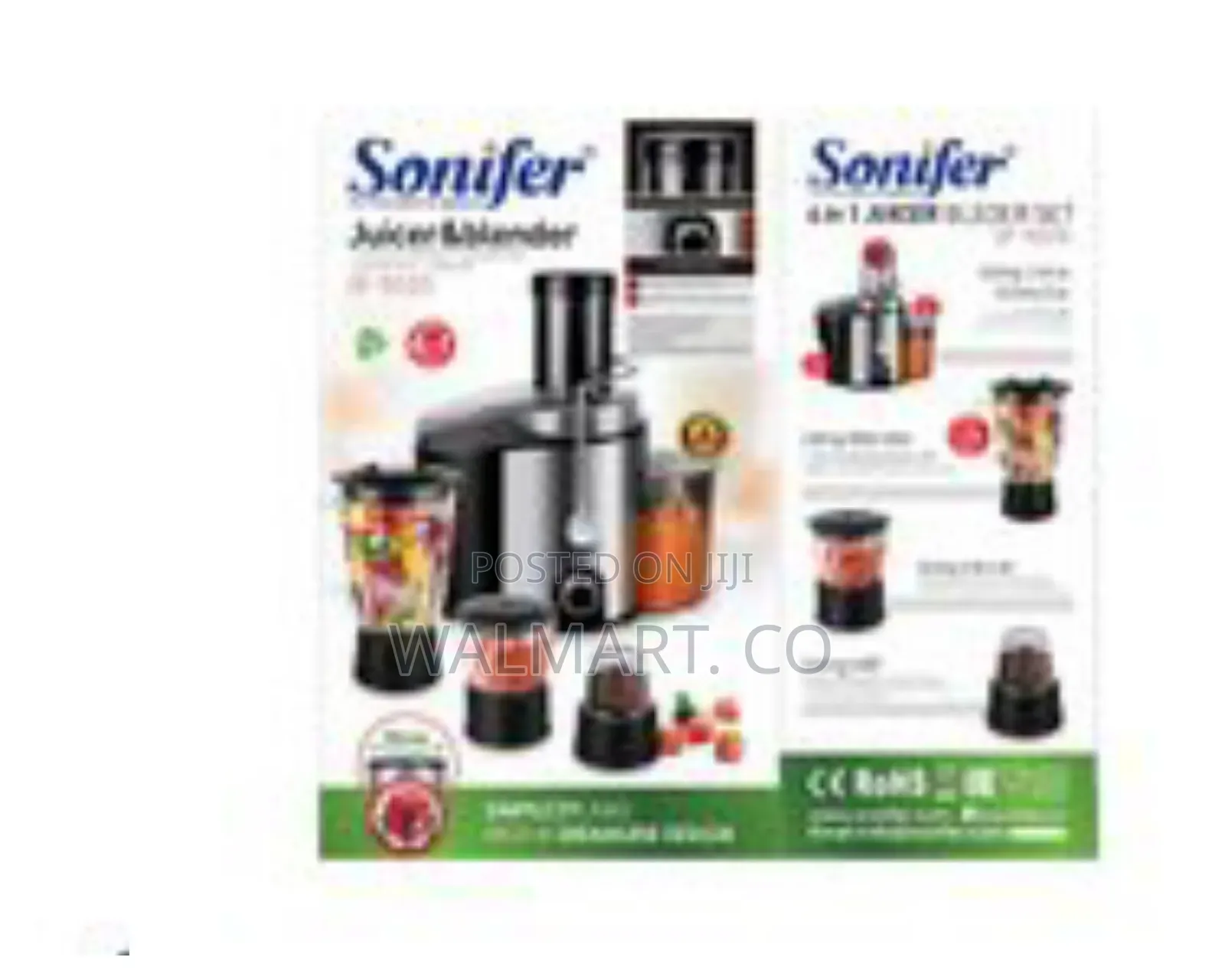Sonifer 4 in 1 Blender and Juicer Extractor With Grinder and Chopper