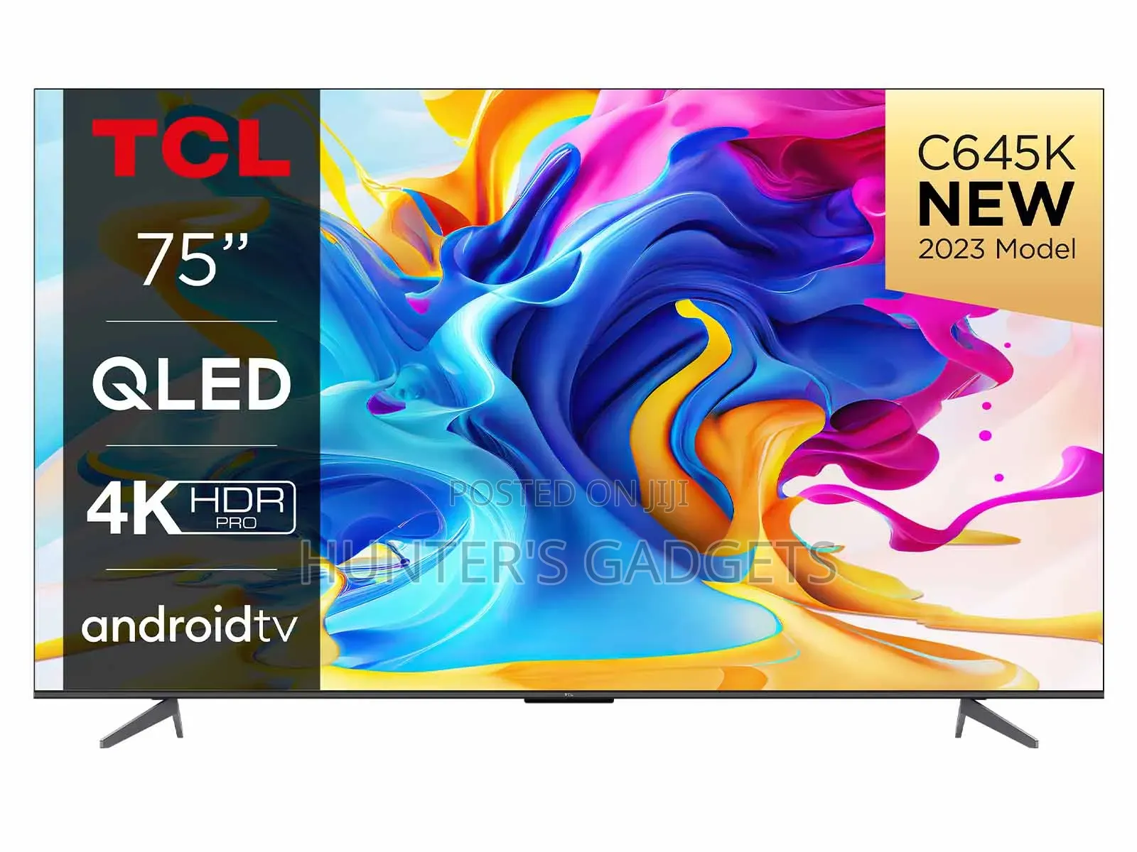 75 Inch TCL Qled Pro Smart Tv With Ai With Quantum Dot Colors Brandnew