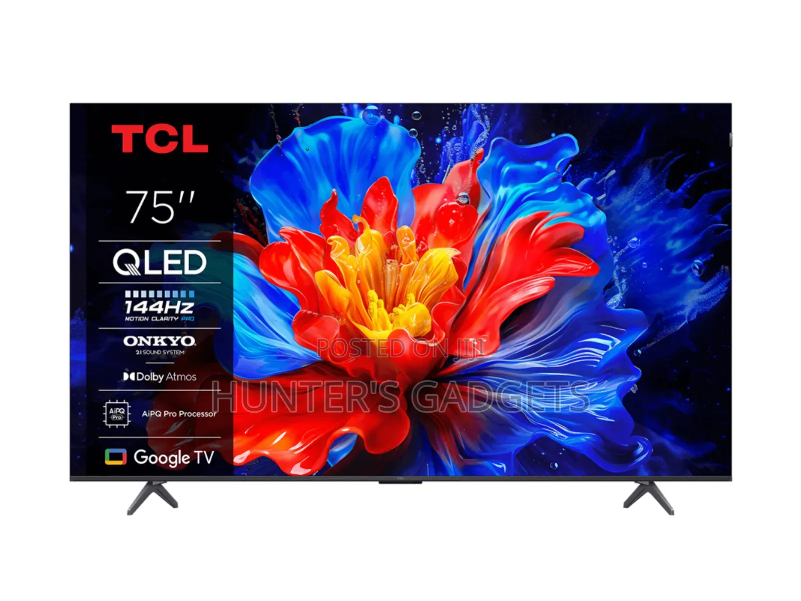 75 Inch TCL Qled Pro Smart Tv With Ai With Quantum Dot Colors Brandnew