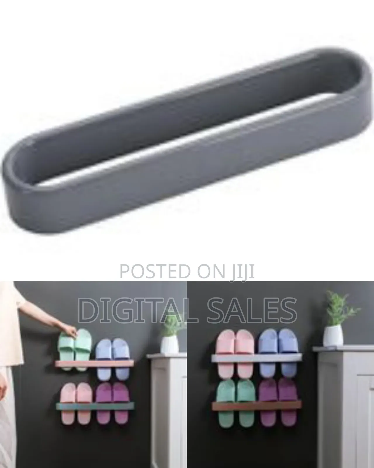 2 Piece Slipper Rack Slippers Organizer Storage Sandal Holder