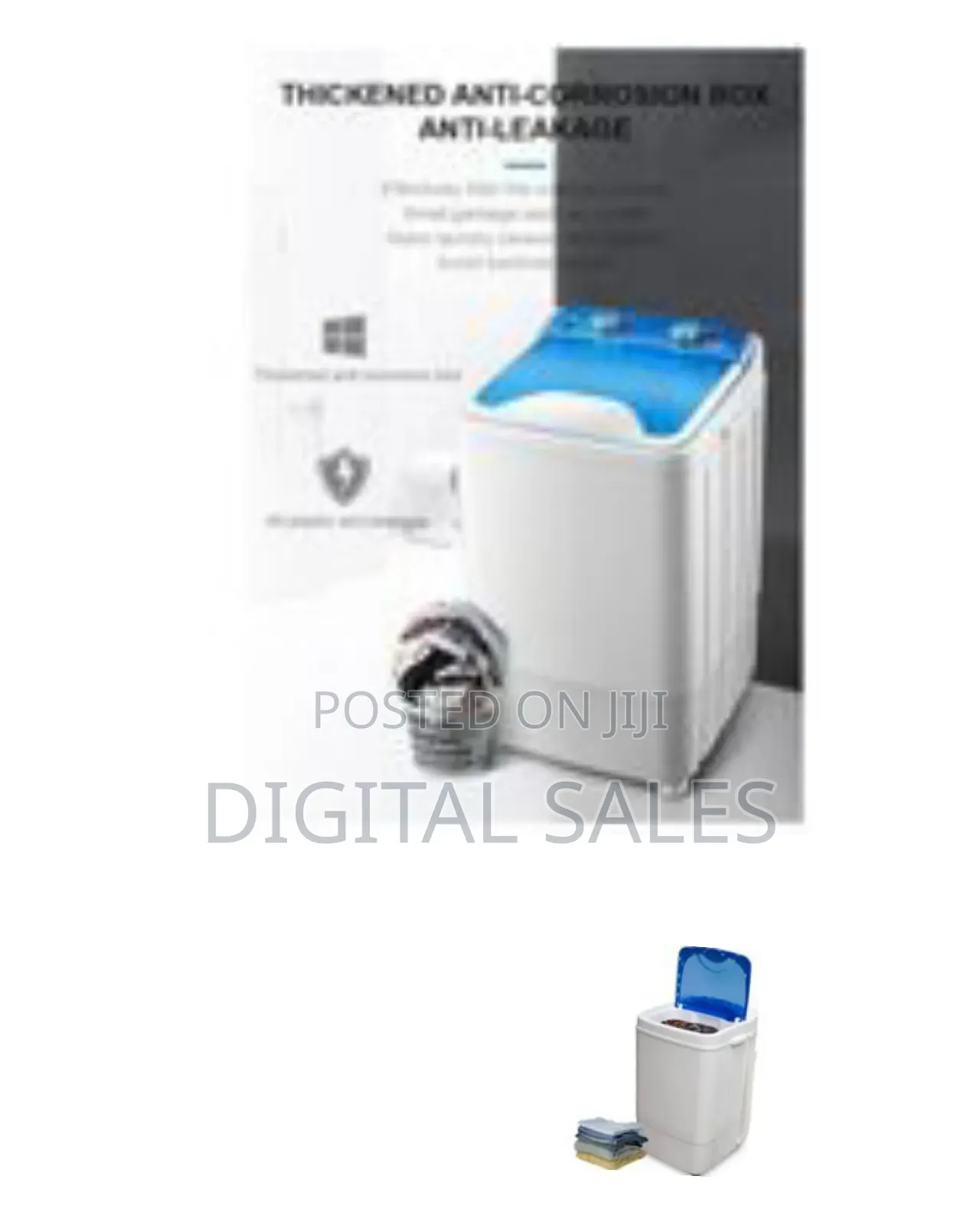 8 Kg Laundry Automatic Baby and Shoe Portable Top Load Single Tub Mini
