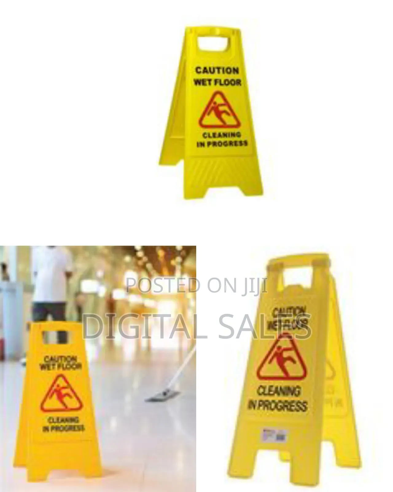 Non-slip A-frame Caution Sign Board Wet Floor And Work In Progress