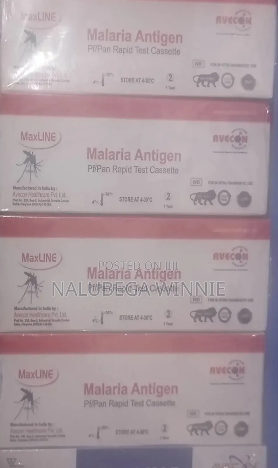 Malaria Testing Strips Pf/Pan