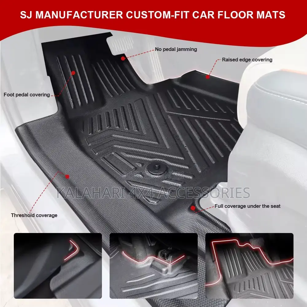 5d Floor Mats /Carpets Hilux 2016+