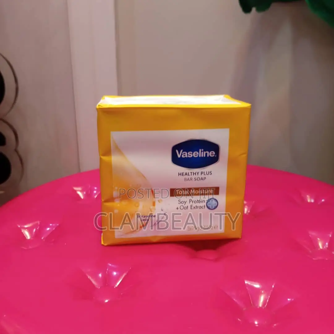 Vaseline Healthy Plus Bar Soap, Total Moisture