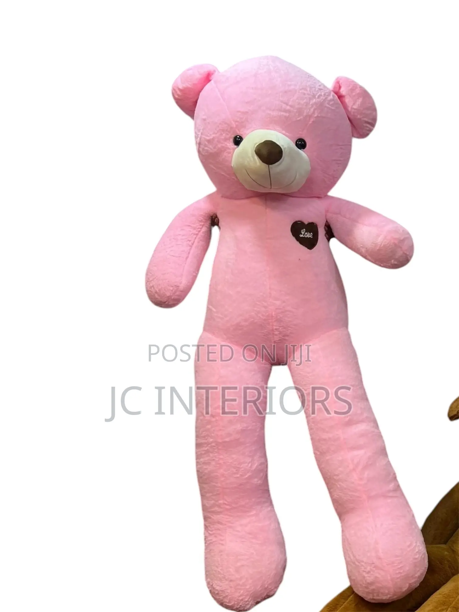 180cm Teddy Bear - Pink, Brown