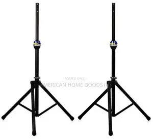 Pr Ultimate Hydraulic Power Lift, Ts-90b Telelock Speaker Stand Black