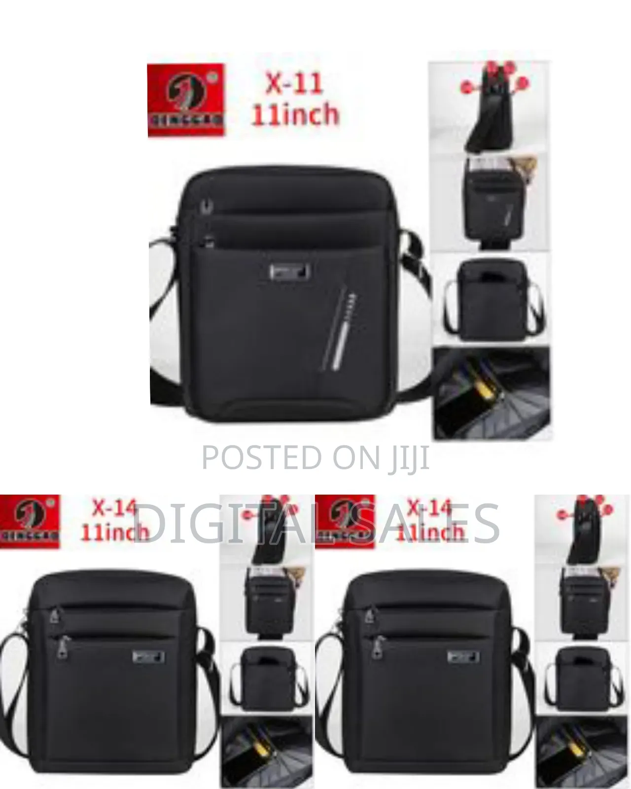 11 Inch Messenger Bag, Small Crossbody Bags for Men Women, Casual