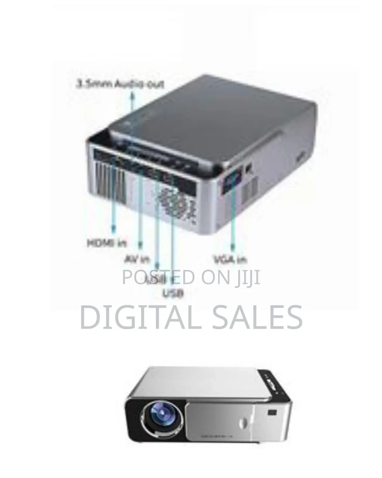 Borrego T6 Android Hd 3d (800 X 480) Miracast 3000 Lumens Smart