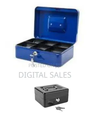 15*11.5*7.5cm Hc-66003 Robust Metal Cash Box, Secure Money Storage