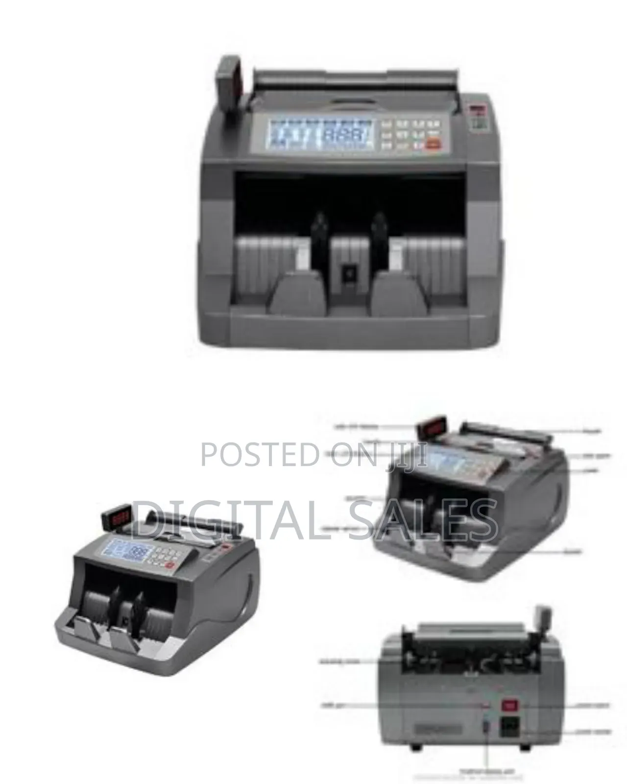 Banknote Intelligent Bill Counter Machine Money Counting Machine