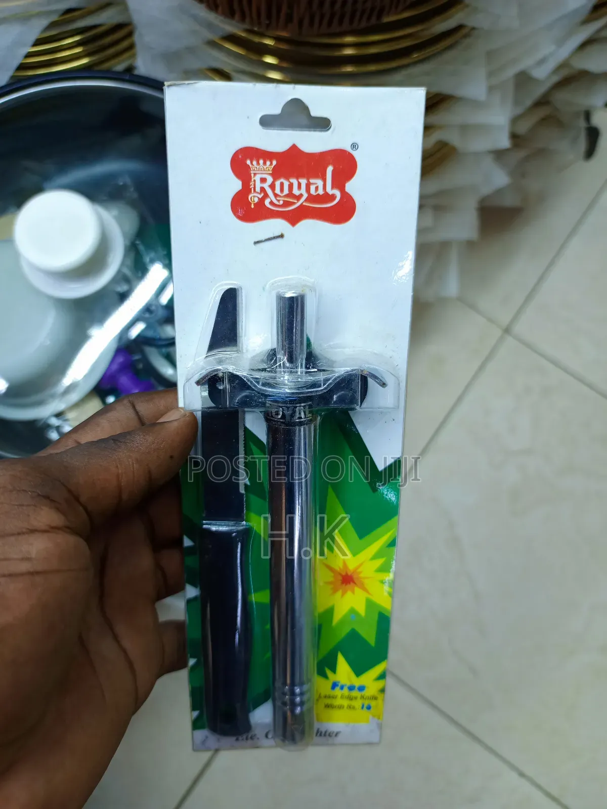 Gas Lighter and a Knife